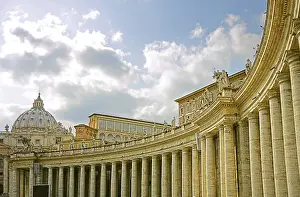 Christian Architecture Prints: Vatican columns