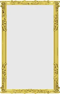 Deserted Gold Frame Prints: Vector gold frame