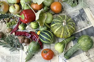 Colorful Vegetables Prints: Vegetable