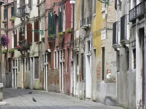 Uninhabited Historic District Prints: Venice
