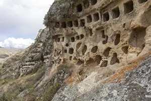 Ancient Civilization History Prints: Ventanillas de Combayo tombs, Cajamarca