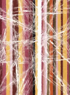 Blue Geometric Pattern Prints: Vertical stripes background