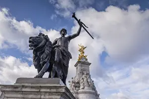 Prints of Victoria Memorial, The Mall, London, England, United Kingdom Sculpture Prints: Victoria Memorial Print, The Mall, London, England