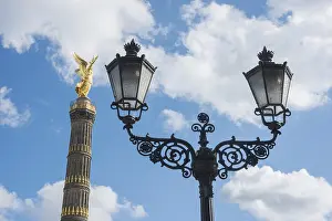Berlin Victory Column Prints: Victory Column next to a beautiful