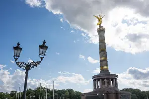 Berlin Victory Column Prints: Victory Column next to a beautiful