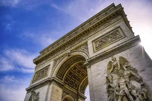 Prints of A view of the Arc de Triomphe located in Paris, France Arc De Triomphe Prints: A View of the Arc de Triomphe Print, Paris France