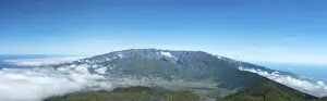 Deserted Volcanic Landscape Prints: View of the Caldera de Taburiente