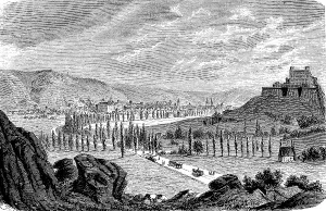 Southern Germany City Portrait Prints: View of Eichstaett, formerly also Eichstaedt or Aichstaed
