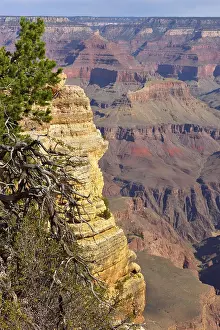 USA Landmarks Prints: View on eroded rock formations