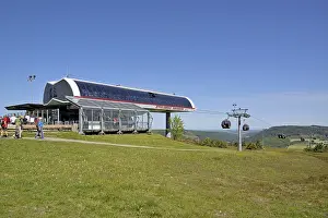 Mountainous Scenery Europe Prints: View of Ettelsberg mountain station