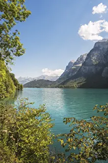 Swiss Countryside Landscapes Prints: View over the Klontalersee