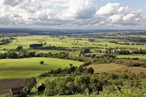 Hesse Landscape Prints: View to the left Kleinseelheim
