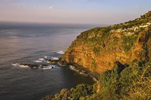Rocky Coastline Images Prints: View from Mirador de Las Brenas to the cliffs