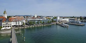 Lake Constance Harbor Prints: View from the Moleturm with St