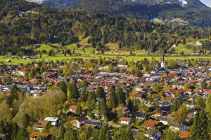 Oberstdorf View Prints: View of Oberstdorf, Allgau