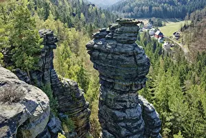 Rocky Landscapes Europe Prints: View from the pulpit of rock formations