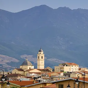 A view on the rooftops of Siniscola