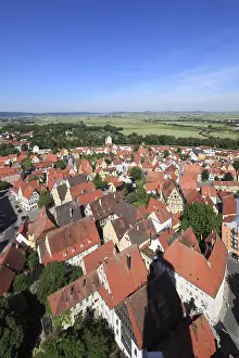 Bavarian Architecture Prints: View from the tower of the Daniel or St