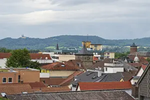 Upper Franconia Cityscape Prints: View of the town of Lichtenfels from above