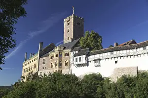 Eisenach Tourist Attraction Prints: View of Wartburg, Eisenach, Thuringia, Germany