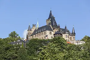 German Castles Prints: View of Wernigerode Castle
