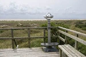 Amrum Island Prints: Viewing platform in the dunes, Amrum