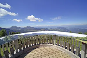 Unesco World Heritage Dolomites Prints: Viewing platform with panoramic view