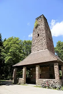 German Observation Tower Prints: The viewing tower on the WeiBer Stein