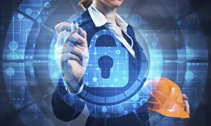 Online Safety Precautions Prints: Virtual locking mechanism to access shared resources