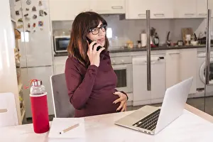 Telework Anxiety Prints: Virtual, telework, anxious, sadness