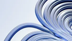 Computer Graphic Design Prints: A visually captivating 3D render featuring a complex