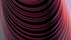 Computer Graphic Design Prints: A visually captivating 3D render featuring smooth