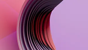 Prints of A visually striking 3D render showcasing smooth, undulating waves in deep burgundy and subtle pink shades, creating a hypnotic, silky texture against a minimalist background Minimalist Artwork Prints: Deep Burgundy Waves Print in Minimalist Background