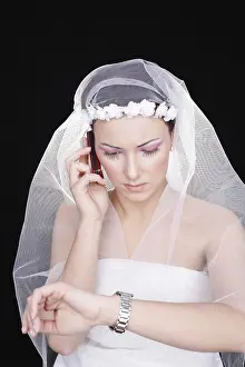Symbolic Wedding Image Prints: Waiting bride