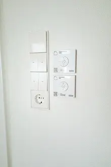 Modern House Renovation Prints: Wall panel with light switches