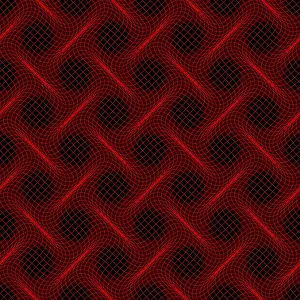 European Structure Design Prints: Warp red lines seamless background - pattern for continuous replicate