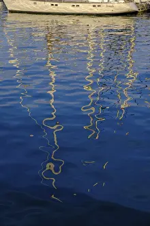 European Water Reflections Prints: Water reflection at the harbour