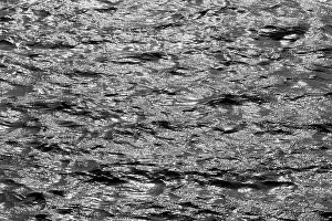 Mohnesee Lake Germany Prints: Water surface with waves and light reflections