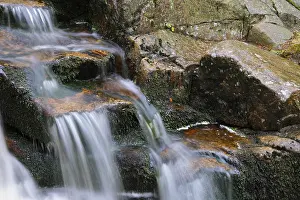 Harz National Park Prints: Waterfall of a low mountain stream