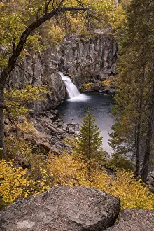 American Waterfalls Prints: Waterfall, McCloud Falls, Upper Fall