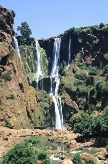 Morocco Waterfall Prints: Waterfall in Morocco