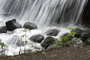 Waterfall Landscape Prints: Waterfall in the park