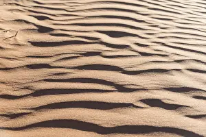 Empty Desert Landscapes Prints: Wave pattern in the sand, Sossusvlei