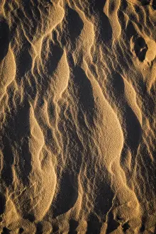Framed Print : Wave Structures Print on Sandy Beach, USA Framed Print : Wave Structures Print on Sandy Beach, USA