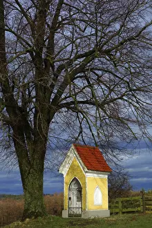 European Chapels Prints: Wayside chapel in Austria