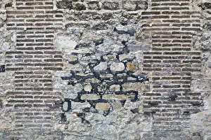 European Brick Architecture Prints: Weathered bricks, brick, full format