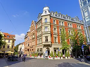 Historic German Cities Prints: Weimar, Old Town, Thuringia, Germany