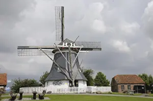 Dutch Windmill Prints: Werdumer Muhle, Werdum, windmill