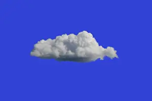 Full Frame Cloud Photography Prints: White Cloud on Blue Sky or Background