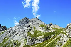 Europe Mountain Range Photos Prints: White clouds above the summit of Six Noir
